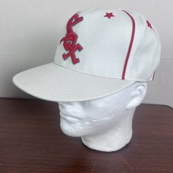 Chicago White Sox American Needle Embroidered Fitted Baseball Hat Size 7-3/8 - Picture 5 of 15
